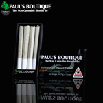 GMO 4 Pack Hash Infused Prerolls Pauls